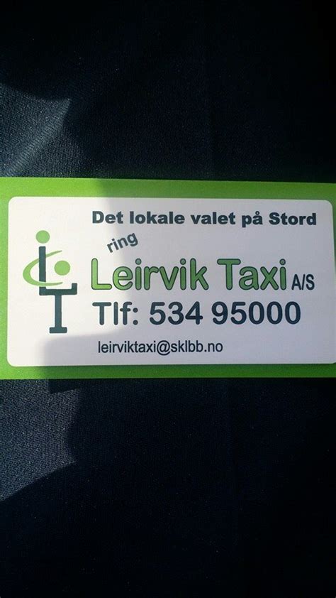leirvik taxi a/s stord